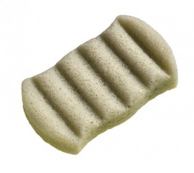 xxoe--6WaveKonjacBodySpongeWithAddedFrenchGreenClay